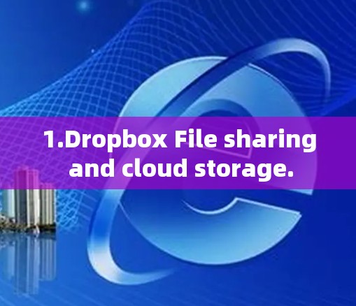 1.Dropbox File sharing and cloud storage.