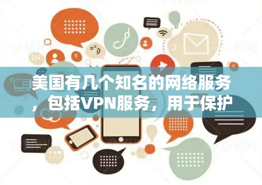 美国有几个知名的网络服务，包括VPN服务，用于保护个人和公司数据的安全。这些服务通常用于防止外国人的访问，例如用于保护敏感信息如银行账户、私人数据或军事通信