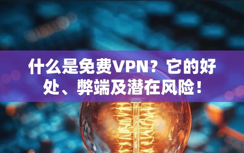 什么是免费VPN？它的好处、弊端及潜在风险！