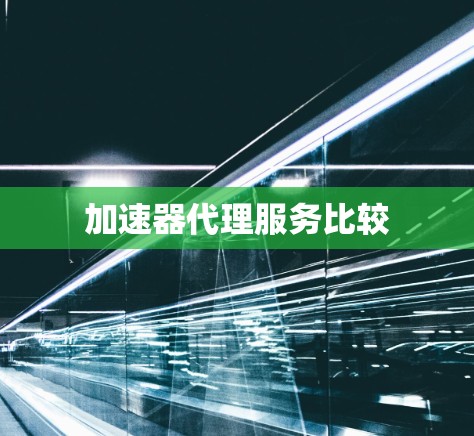 加速器代理服务比较 加速器代理服务比较