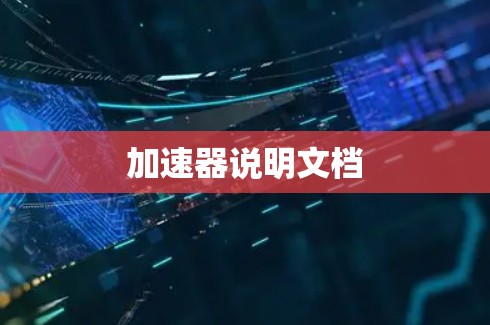 加速器说明文档