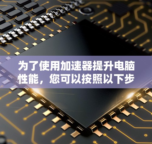 为了使用加速器提升电脑性能，您可以按照以下步骤操作