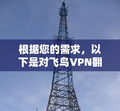 根据您的需求，以下是对飞鸟VPN翻墙软件的推荐和评价